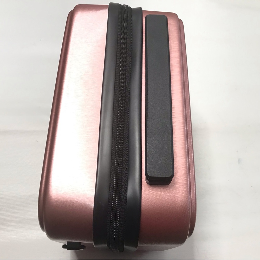 Travelarim Cosmetic Travel Makeup Case Organizer Hard Shell Pink Beauty Box - Picture 3 of 6